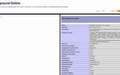 Test PHP Code in Your Browser with PHP Playground Online
